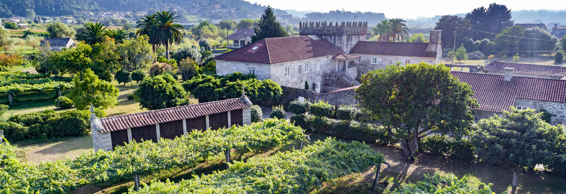 Vista del Pazo Torre Penelas