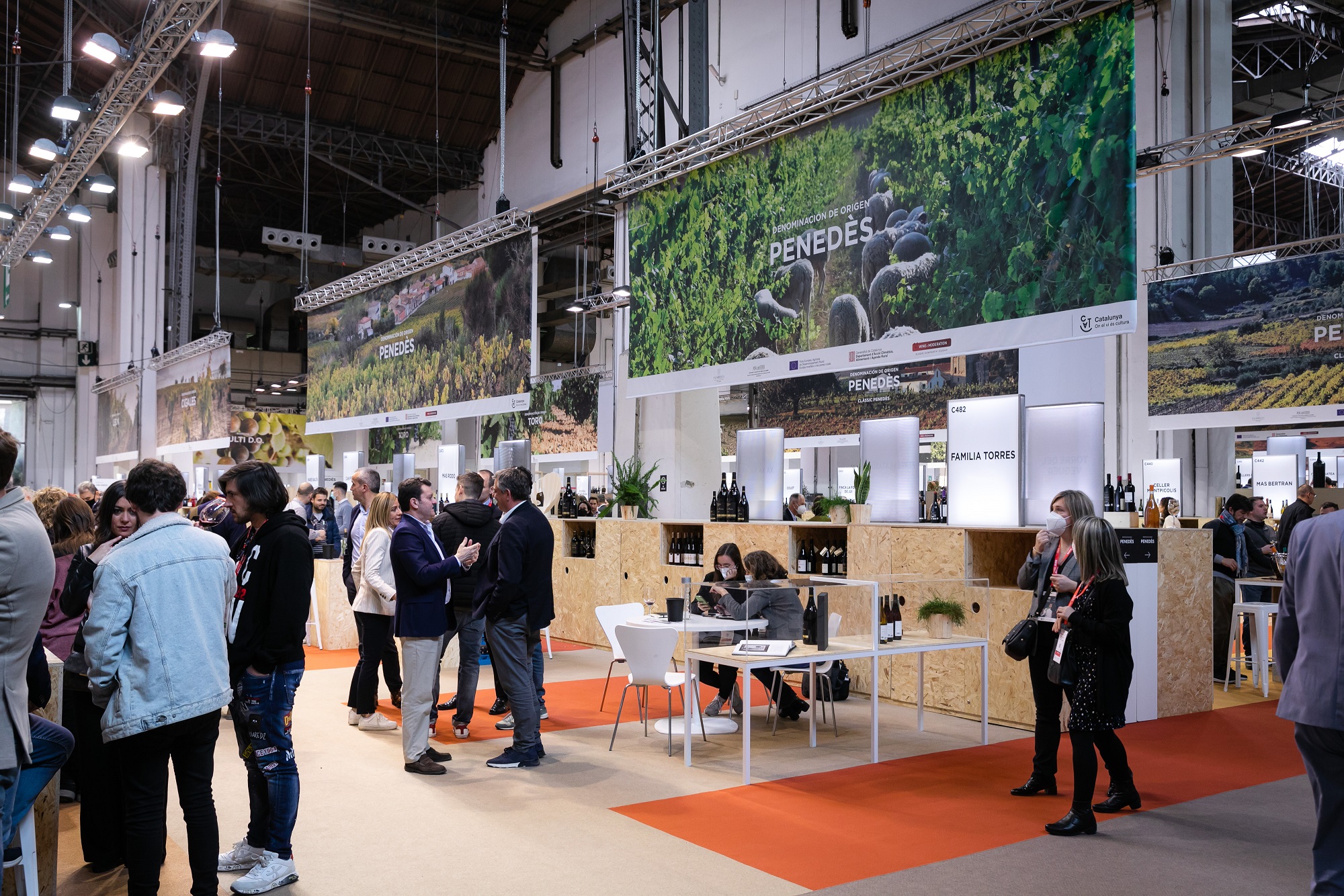 Stand de Familia Torres Penedès en la Barcelona Wine Week 2022