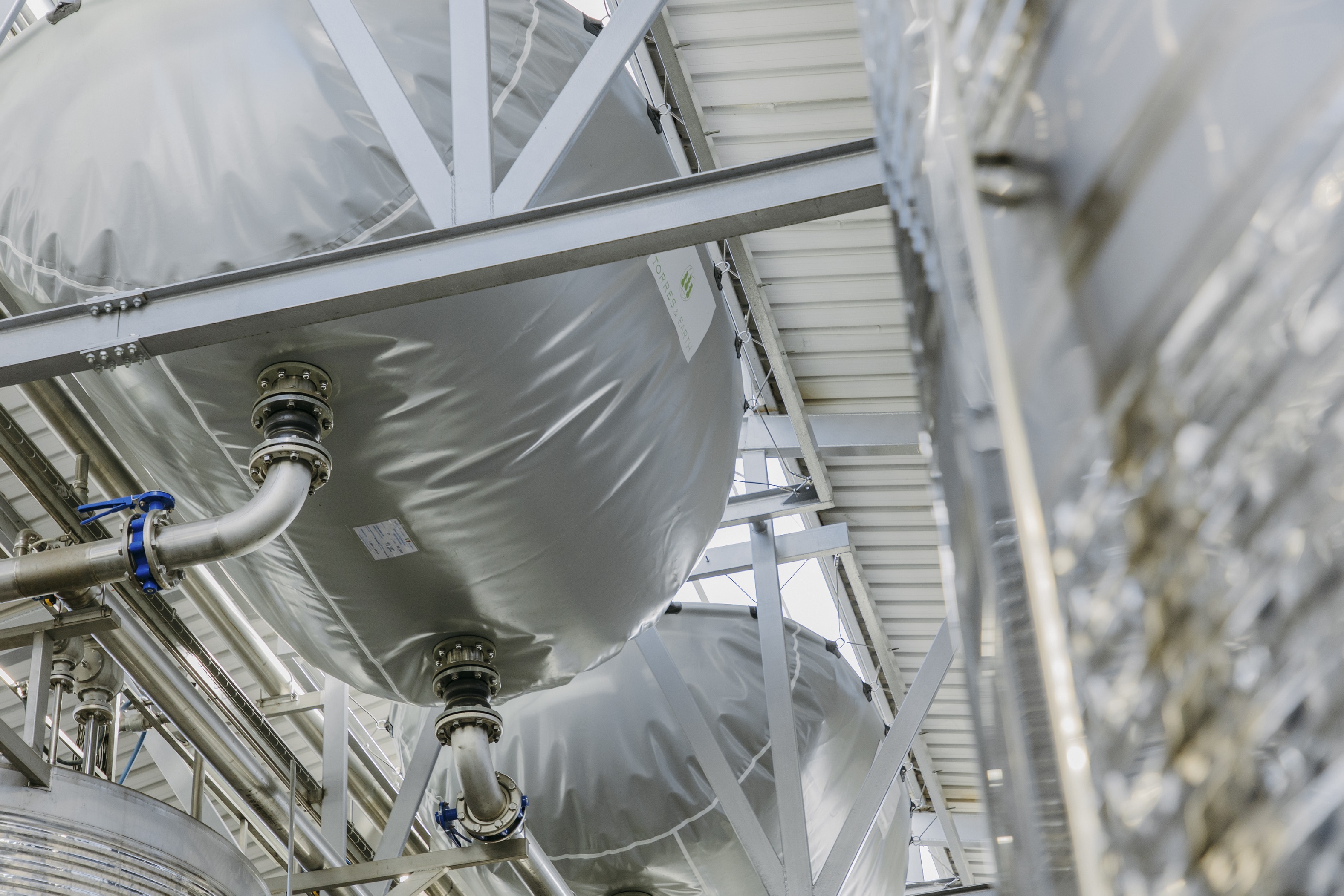 Sistema captura y reutilización CO2. Familia Torres