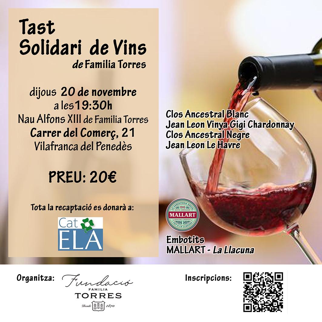 Tast solidari de vins de Família Torres