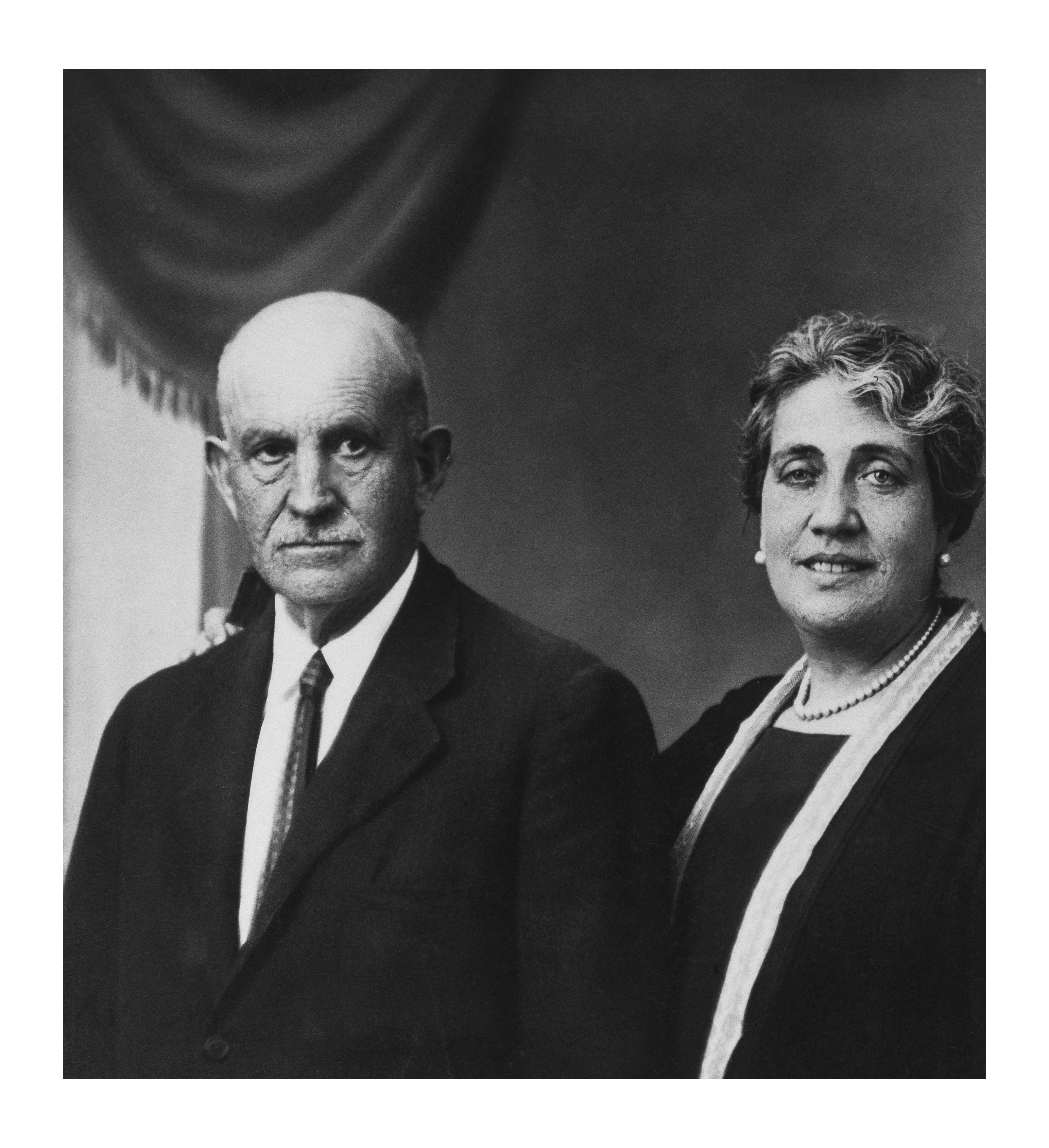 Alrededor de 1930. Retrato de Juan Torres Casals y su esposa Josefa Carbó.