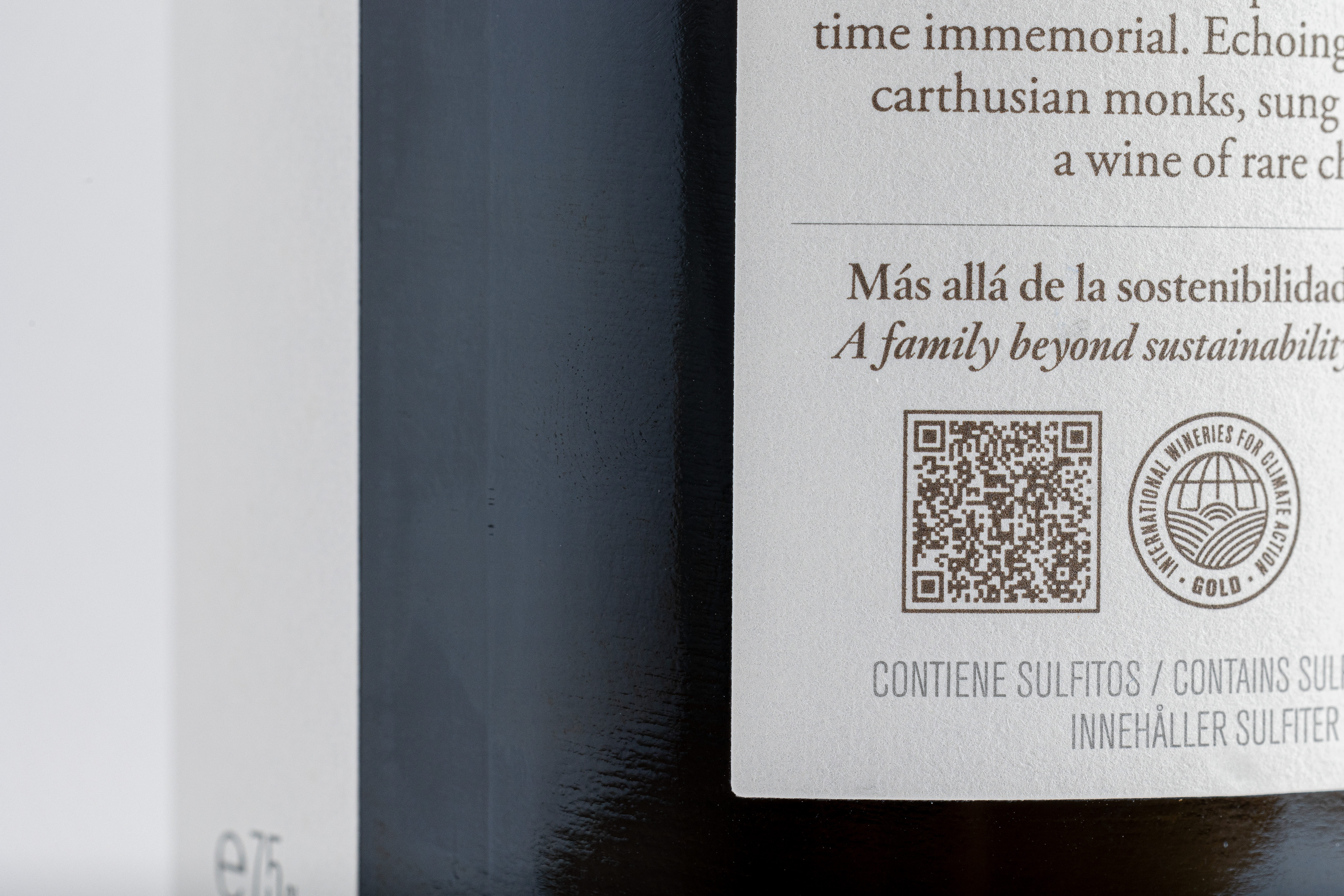 Sello de la asociación de las International Wineries for Climate Action
