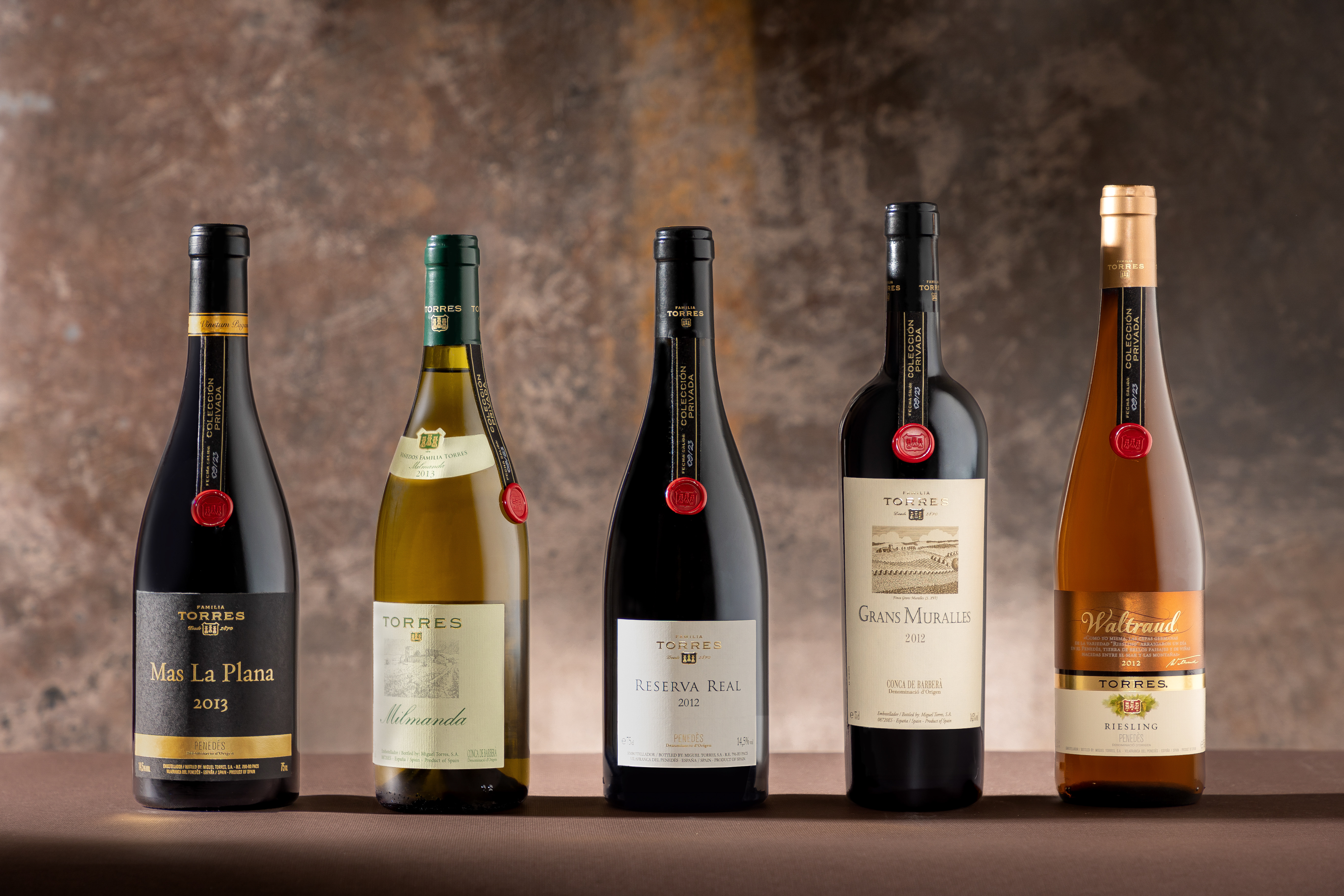 Los vinos que conforman la colección privada lanzada en el 2024