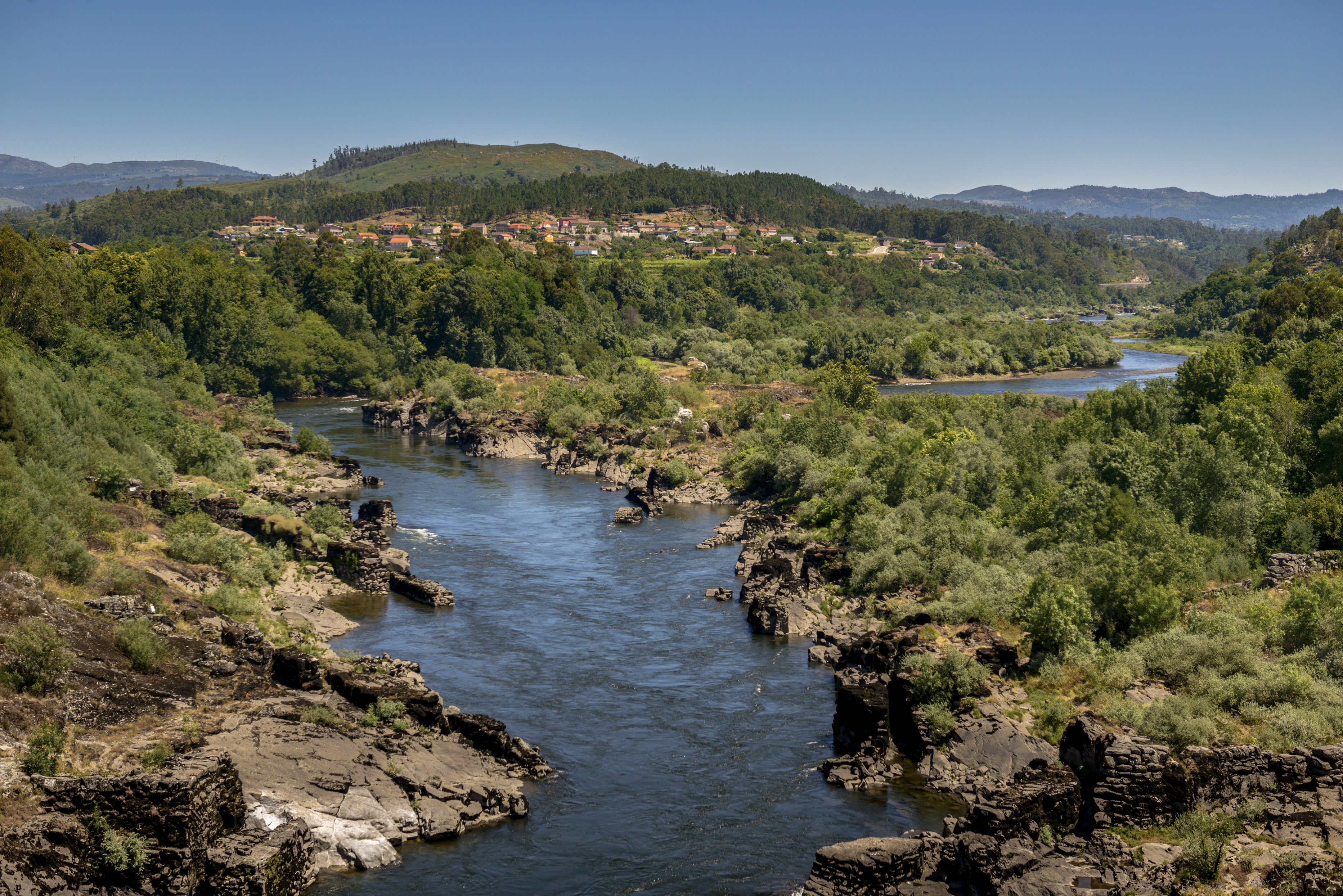 Paisaje de la DO Rías Baixas.