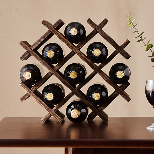Botellero ideal para poner en el mueble del comedor. 