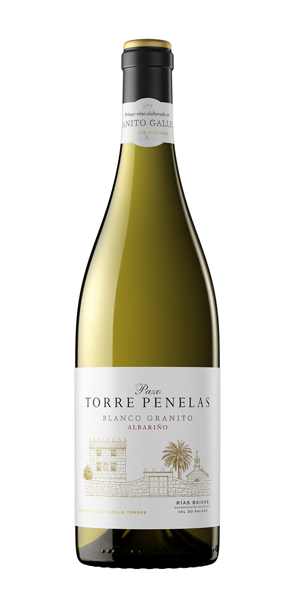 Blanco granito de Pazo Torre Penelas, propiedad de Familia Torres.