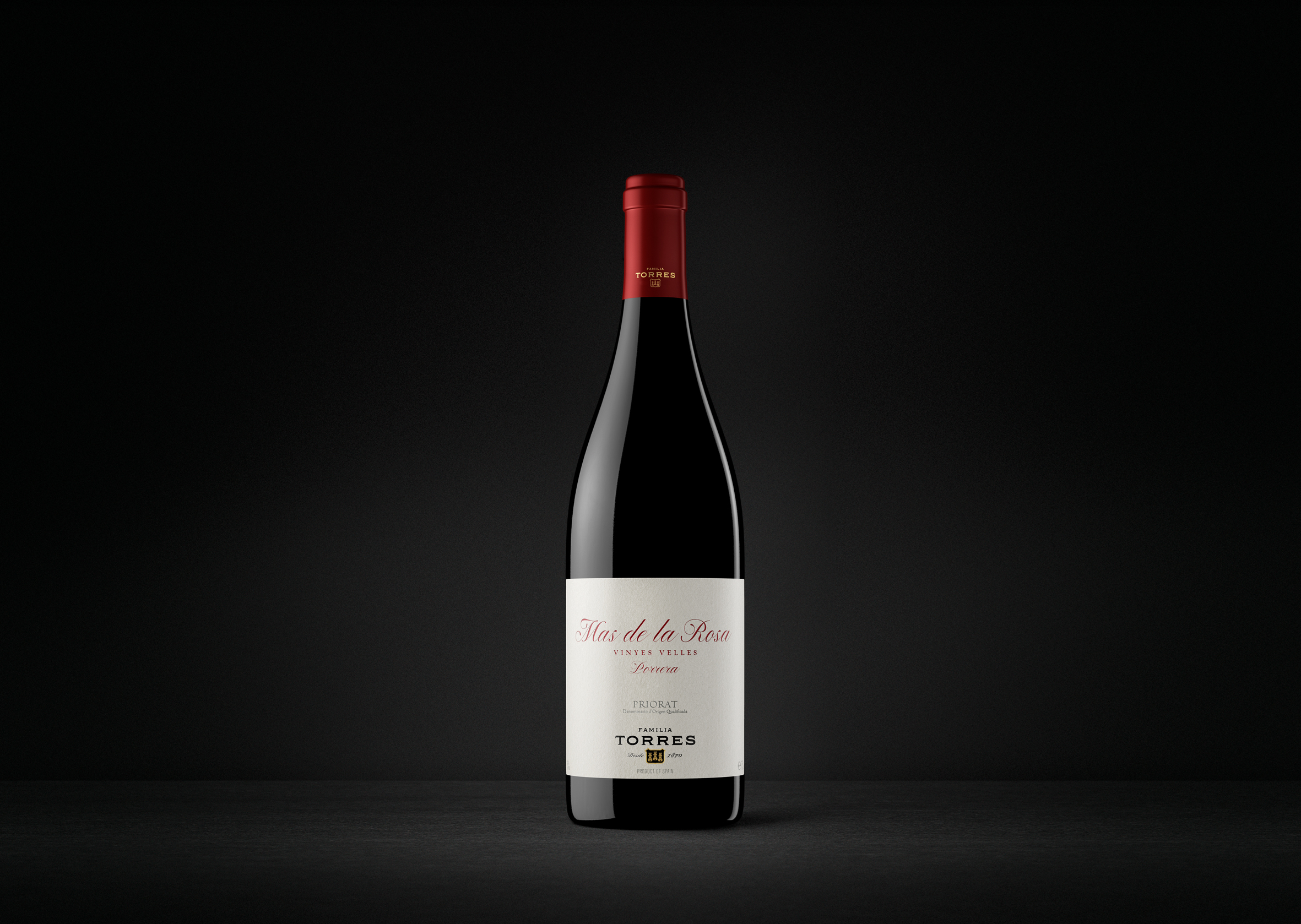 ANTOLOGÍA MIGUEL TORRES Mas de la Rosa es un vino tinto de la denominación de origen calificada Priorat.
