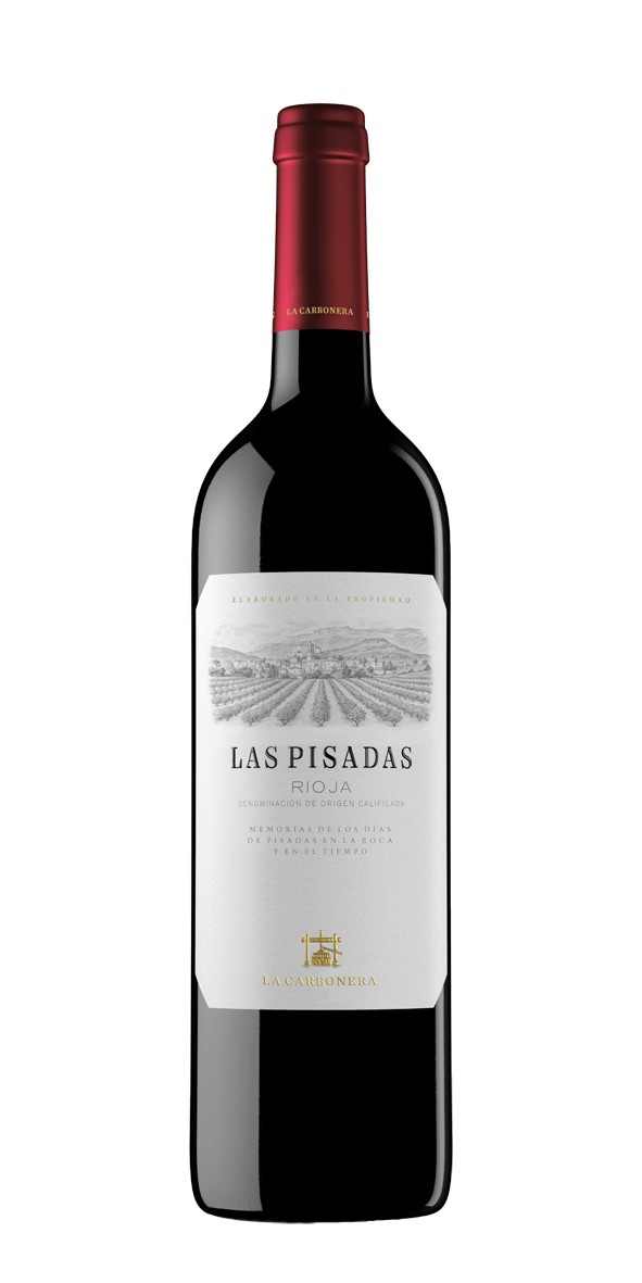 Las Pisadas (DOC Rioja) parte de la intensidad y la carga de fruta de la tempranillo para tocar el cielo. 