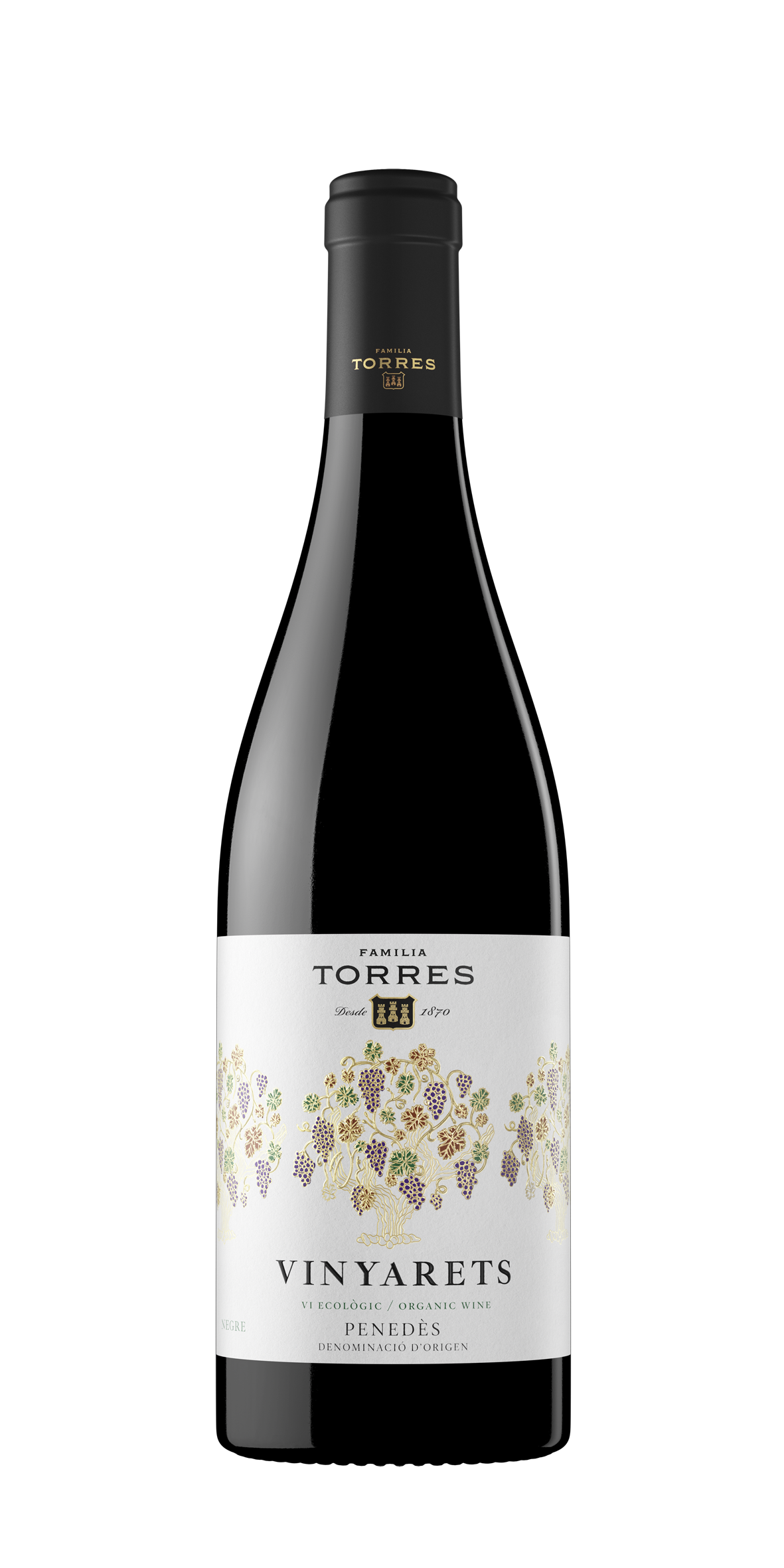 TEMPRANILLO Vinyarets Tinto (DO Penedès), un tinto elegante y de carácter.