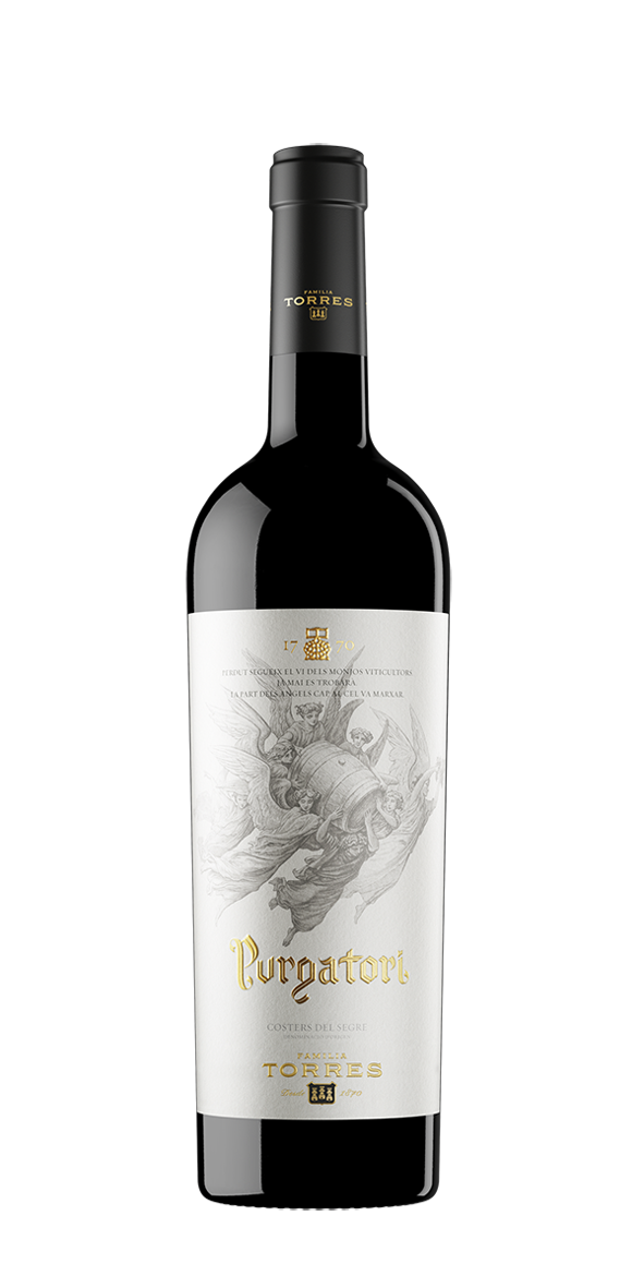 CUATRO TINTOS. CUATRO ORÍGENES Purgatori es un vino tinto elaborado con las variedades garnacha, cariñena y syrah de la DO Costers del Segre.